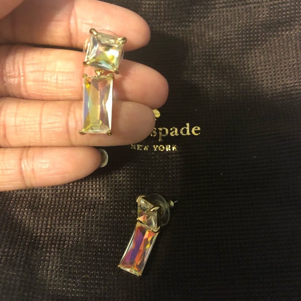 Never worn Kate Spade iridescent earrings.
